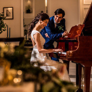 ピアノを使った演出はロマンチックです|ガーデンヒルズ迎賓館(松本)の写真(7184817)