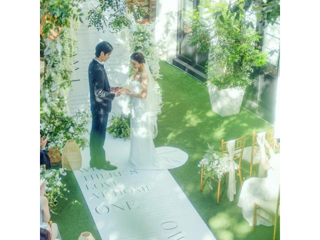 【自然と笑顔溢れる貸切ガーデン】ガーデンはお二人のイメージのままに♪