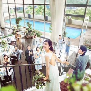 【全館貸切】新チャペル&大階段で叶う花嫁体験*阿波牛コース試食