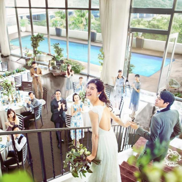 開放感抜群のパーティ会場