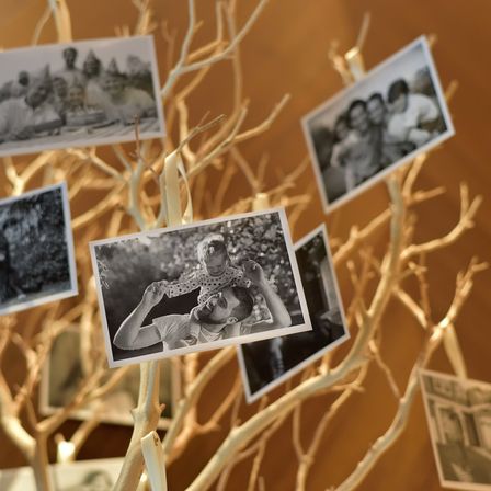 思い出の写真を飾ればゲストの会話も盛り上がります|ニーズ徳島 by T&G WEDDING(旧 ヒルサイドクラブ迎賓館 徳島)の写真(1543314)