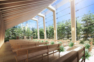 開放感あるチャペルでの挙式|表参道TERRACE/テイクアンドギヴ・ニーズウェディングの写真(52477592)