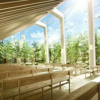 祝日限定【国産牛試食&アマギフ】緑溢れる新チャペル&貸切W体験