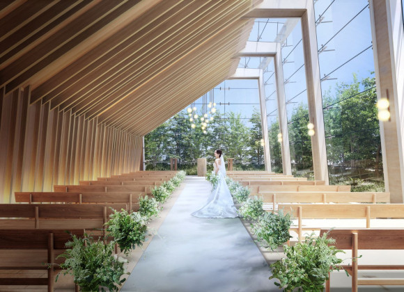 南国リゾート風挙式を日本で!」｜チャペルは、自然光がふんだんに入り