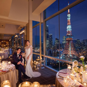 煌めく東京タワーを臨むナイトウエディングもおすすめです|ザ・プリンス パークタワー東京の写真(53976333)
