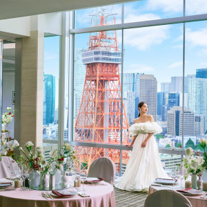まるで手が届きそうなほど間近に見える東京タワー|ザ・プリンス パークタワー東京の写真(53976560)