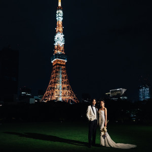 ライトアップされた東京タワーは幻想的な雰囲気に|ザ・プリンス パークタワー東京の写真(24620465)