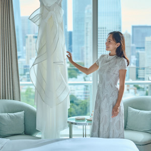 6社のドレスショップと提携。お気に入りの一着が見つかるはず。