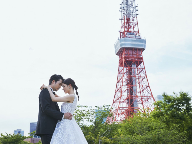 ホテルから見る東京タワーは圧巻の迫力