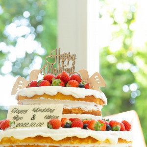 生ケーキは、ゲストの皆様にも「幸せのお裾分け」でご提供させていただきます|ベルヴィ アズグレイス（Belle  Vie  AZGRACE）の写真(31620127)