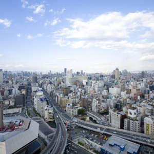 23Fに広がる景色。大阪の町を一望できます。|ホテルモントレ グラスミア大阪の写真(248334)