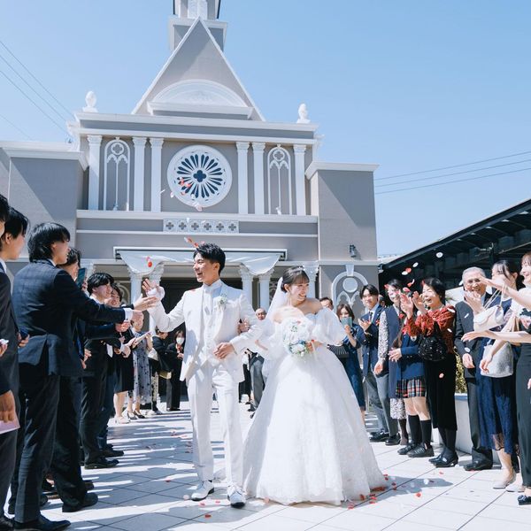 自分たちのゆかりの場所で結婚式ができる！