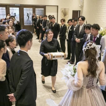 ふたりの結婚式がよりよいものになるよう、プランナーだけでなくペトロスタッフ全員で考案