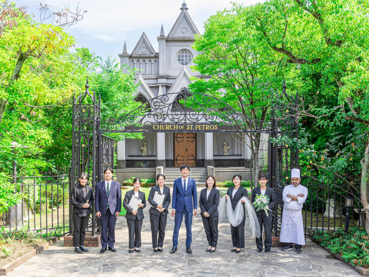 福山で結婚式のお手伝いを行い30年。経験豊富なスタッフばかり