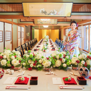 【浅草 中清】会場コーディネート|湯島天神の写真(16797800)