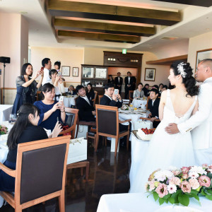 【結婚式レポート（披露宴：東京駅 アンティカ・オステリア・デル・ポンテ）】大島様ご夫妻|湯島天神の写真(16797518)