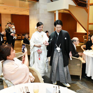 【結婚式レポート（披露宴：神楽坂ラリアンス）】T様ご夫妻|湯島天神の写真(16797357)