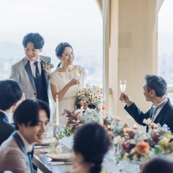 眺めの良い会場と美味しい料理でより一層記憶に残る一日に