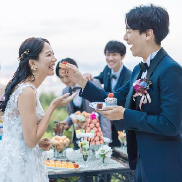 ガーデン演出では抜群の景色と空気を体験できる