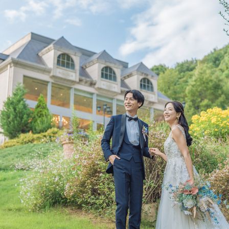 広大なガーデンで四季折々の花に囲まれる|マリエール広島の写真(34895233)