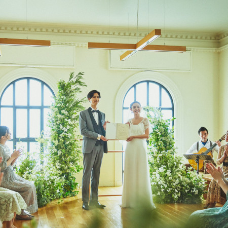 チャペルのレイアウトは2パターンよりお選びいただけます。