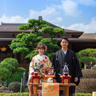 【伝統×トレンド】日本庭園での和婚式×QUOカード¥6000付き