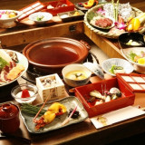 旅籠ならではの婚礼囲炉裏祝膳