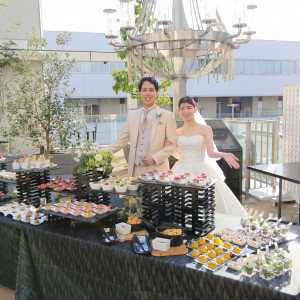 ガーデンでのデザートビュッフェも出来ます|ホテルアークリッシュ豊橋の写真(54032177)