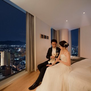 ご成約いただいた新郎新婦様に結婚式当日のご宿泊プレゼント
