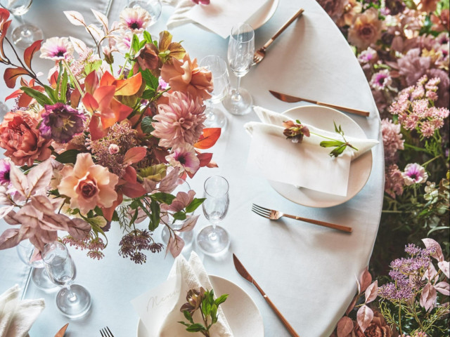 会場コーディネート見学