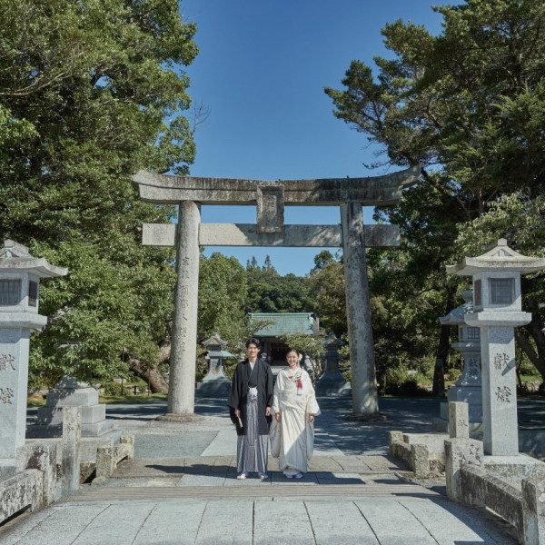 世界遺産の宗像大社/宮地嶽神社で行う神前式！