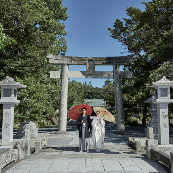 世界遺産の宗像大社/宮地嶽神社で行う神前式！