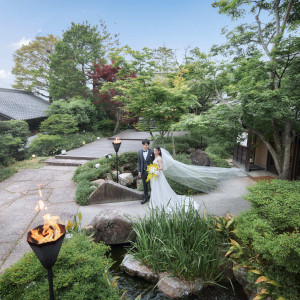 自然と重要文化財につつまれた650坪の日本庭園|EXEX GARDEN（エグゼクス・ガーデン）の写真(30982627)