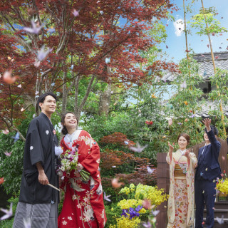 【迷ったらコレ◎】和婚まるごと体験☆夏の爽やかなガーデン散策