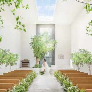 光に包まれる感動チャペル|ブランレヴュー宇都宮アクアテラスの写真(54786528)