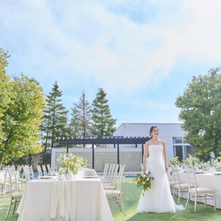 【平日見学もおすすめ◎】緑の貸切ガーデン&絶品試食&演出体験