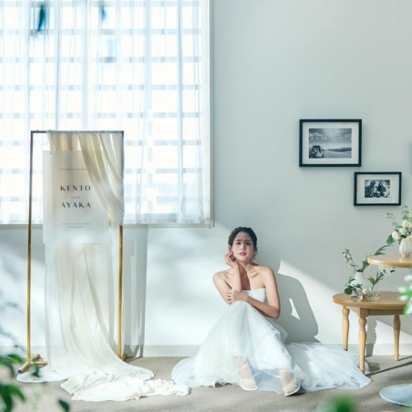 ウェディングドレスをより引き立てる自然あふれる会場