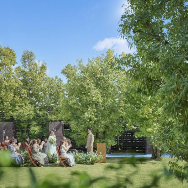 自然に囲まれたナチュラルWedding♪