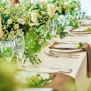 白×グリーンでナチュラルなコーディネート！|エヴァウイン小山プレミアムスィーツの写真(9174998)