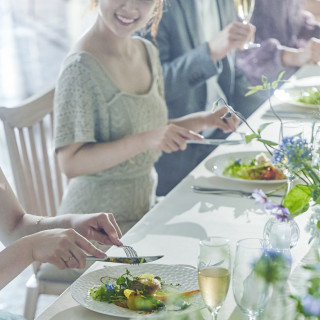 ゲストの笑顔を引き出す美食はシェフと直接打合せが可能