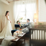 結婚式当日、おふたりにゆっくりとお過ごしいただく「ブライズルーム」