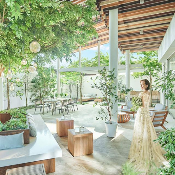 森のテラスはゲストの憩いの場