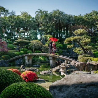 《和の庭園＆洋のガーデン》試食付＊絶景ロケーション見学ツアー