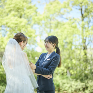 創業当初から大切にしている◆担当プランナー一貫制◆。会場のご見学～準備～当日まで専属のプランナーが丁寧にサポート！結婚式のプランニングコンテストで1位のスタッフも在籍|Argent Parme（アージェントパルム）●BRASSグループの写真(41344558)