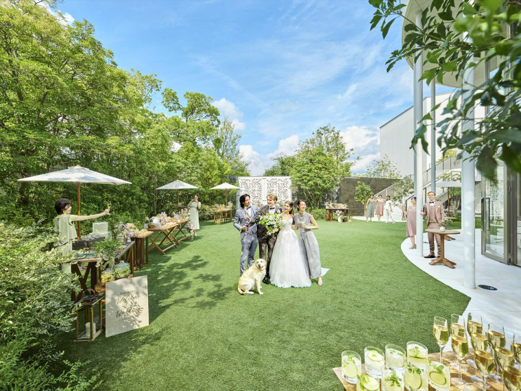 過ごし方は自由自在♪緑豊かなプライベートガーデン