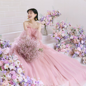 多彩なバリエーションのドレスをご用意♪|アルカンシエル luxe mariage 名古屋（アルカンシエルグループ）の写真(53354185)