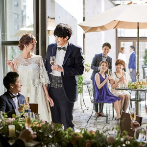 美食と会話を愉しむ一軒貸切のウエディング