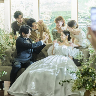 【家族で挙式＆会食】少人数でアットホームに◆貸切邸宅＆試食付