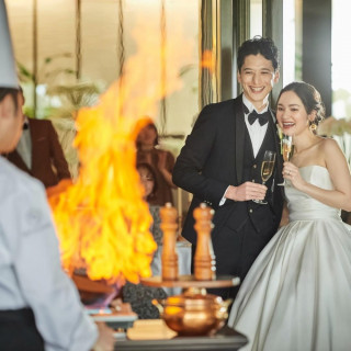 \月初限定*120万優待/感動挙式×絶品LIVE試食×ドレス