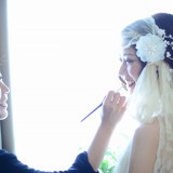 リハーサルから当日まで専属の美容師がサポート